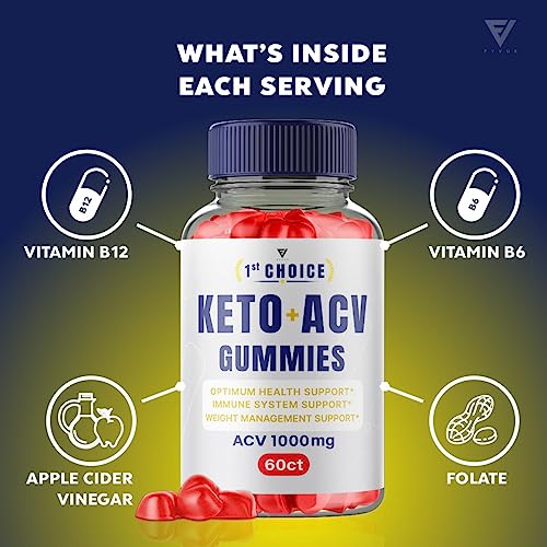 (2 Pack) 1st Choice Keto ACV Gummies, First Choice Gummies Advanced ACV - 1st Choice FyvusUS supplements