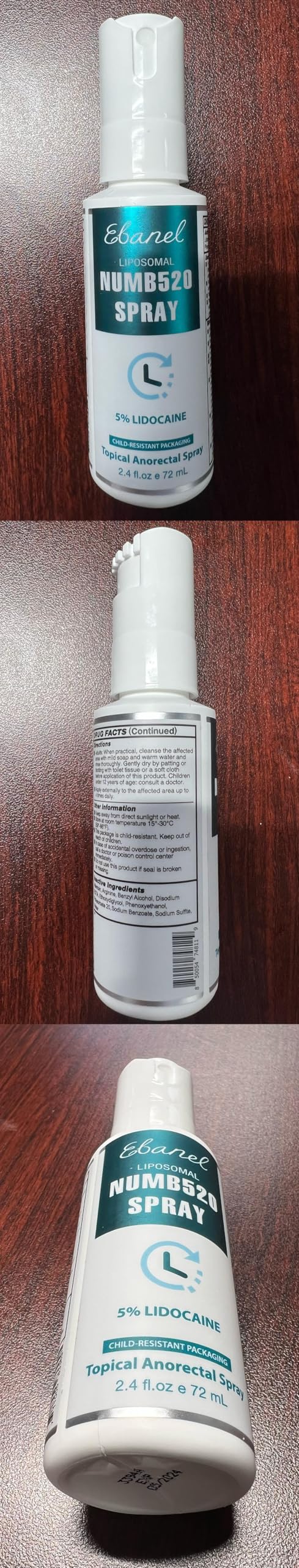 Ebanel Bundle of Lidocaine Numbing Cream, and Numbing Spray Ebanel buy supplements Au