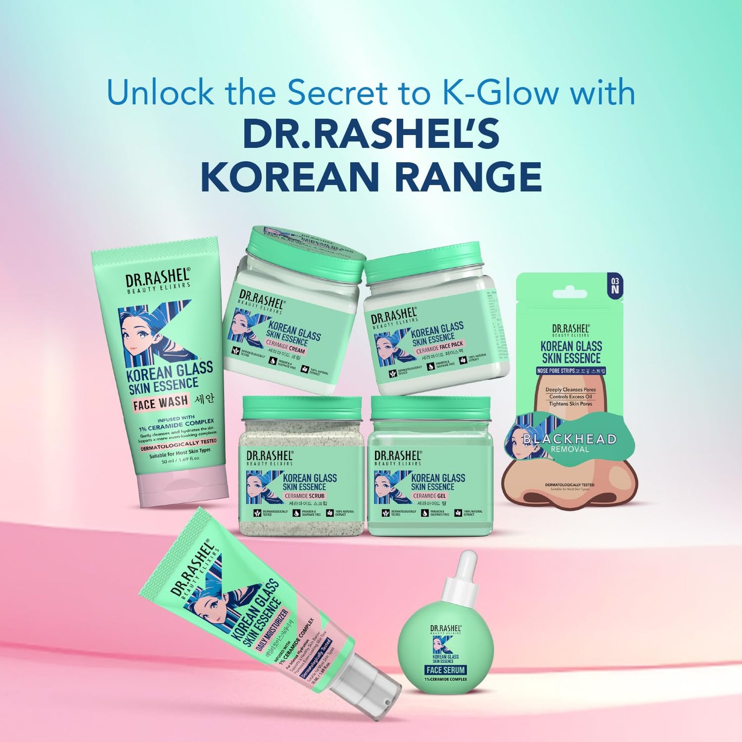 DR.RASHEL Korean Face & Body Scrub 12.84 Fl Oz With Rice Water & Ceramide For Glass skin Exfoliating Face Wash with Natural Extracts for Tan Removal, Blackhead Remover & Oil Control Cleanser - 380ml DR.RASHEL buy supplements Au