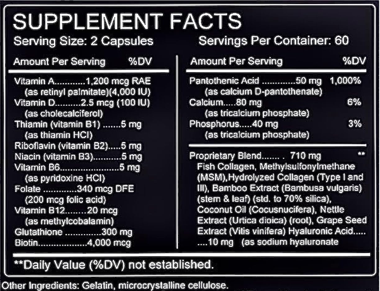 TheraSuva Complete Multi Collagen Complex – Types I, II, III, V & X + Biotin & Vitamin C – Hair, Skin, Nails & Joint Support, 2 Month Supply, 120 Softgels TheraSuva buy supplements Au