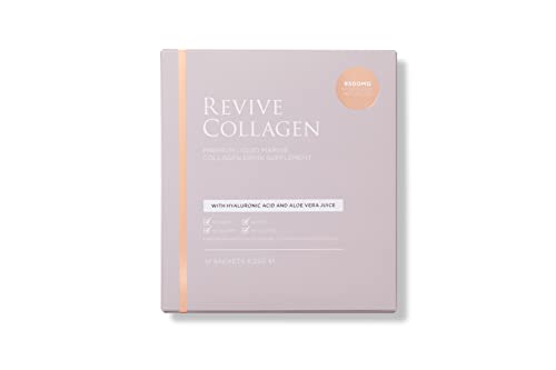 Revive Collagen Premium 8,500mg Hydrolysed Marine Collagen Drink with Added Hyaluronic Acid & Aloe Vera for Healthy Skin, Hair, Nails & Joints Revive Collagen Au supplements