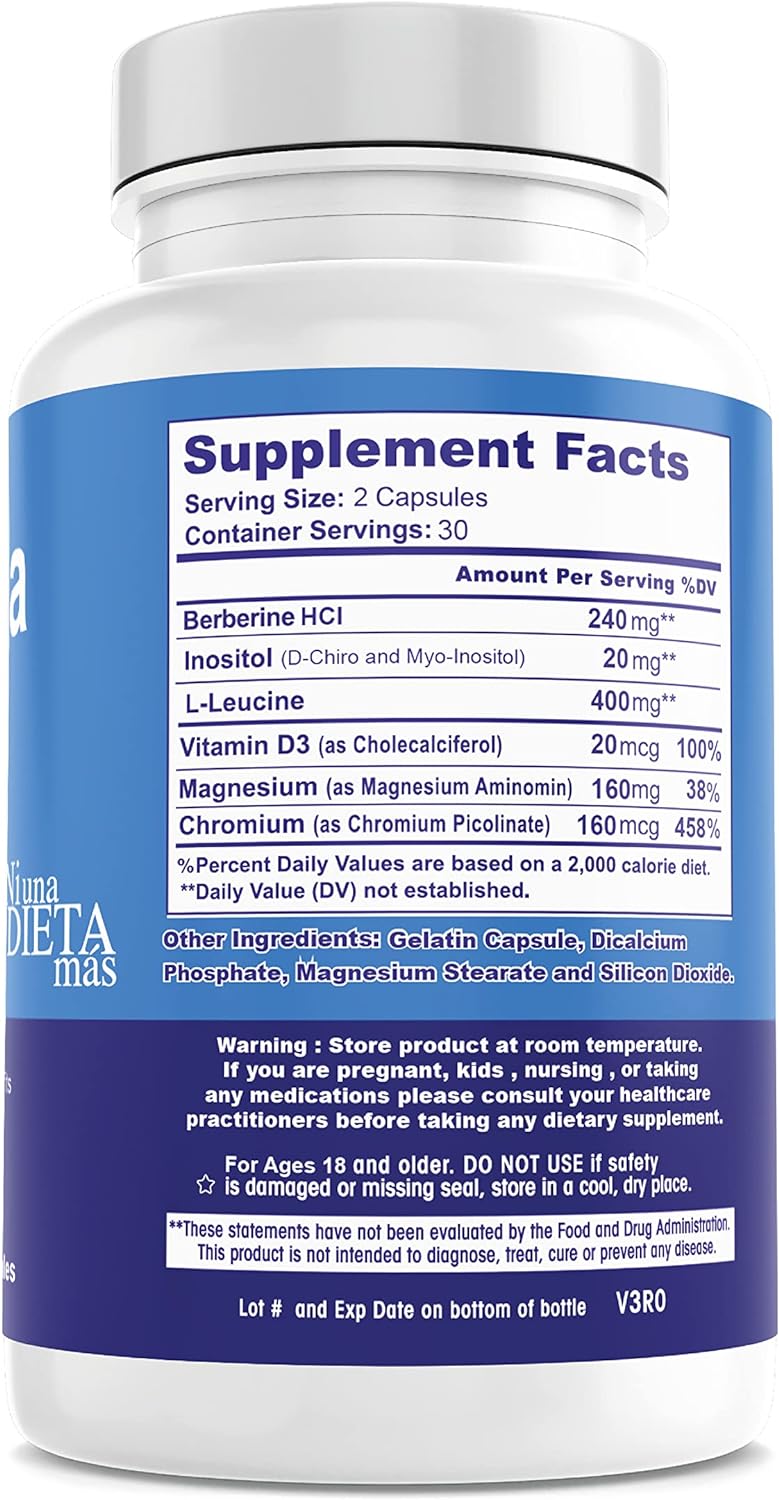METFORMINA NATURAL - Fat & Glucose Metabolism Support - Dr Salomon Ni una dieta más Au supplements