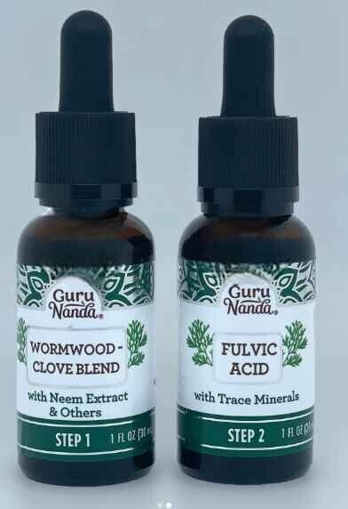 GuruNanda Paracleanse with Wormwood, Clove & Fulvic Acid with Neem Extract - 2 Step GuruNanda Au supplements