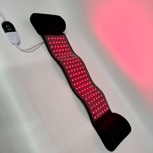 Red Light Therapy Belt, 2 in 1 LED Red & Infrared Light Therapy Flexible Wearable Pad for Body Back Okyna Au supplements