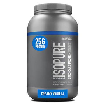 Isopure Protein Powder, Creamy Vanilla Whey Isolate with Vitamin C & Zinc for Immune Isopure Au supplements
