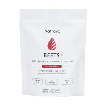 Natrava Beets+ | Organic Beet Root Powder, Vitamins, and Prebiotics | Supports Healthy Natrava Au supplements