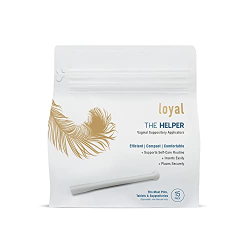 Loyal The Helper Vaginal Suppository Applicators | Efficient | Compact | Comfortable | Fits Most Brands, Pills Loyal Au supplements