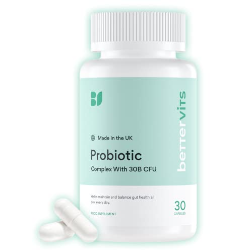 Bettervits Probiotic Complex | 30B CFU | Gut Health | Digestion | Bloating | IBS Bettervits Au supplements