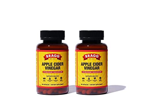 Bragg Apple Cider Vinegar Capsules - Vitamin D3 & Zinc - 750mg of Acetic Acid – Immune Bragg Au supplements