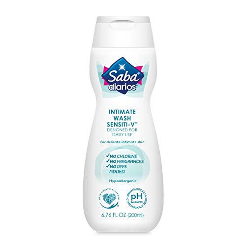 Saba Sensiti-V Intimate Wash, Feminine Hygiene Wash, 6.76 fl oz (Pack of 6) SabaUS supplements