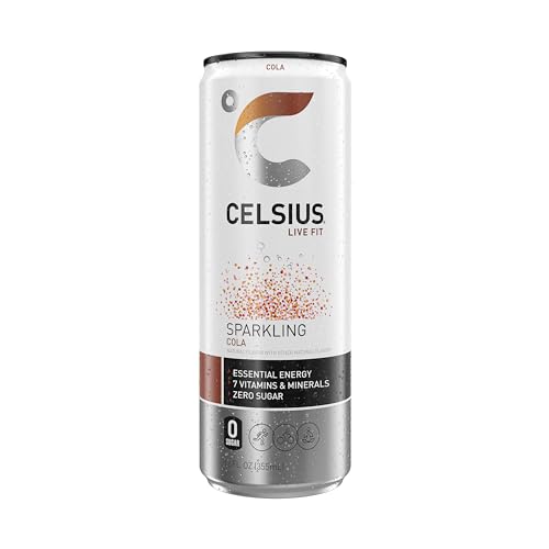 CELSIUS Sparkling Cola, Functional Essential Energy Drink 12 Fl Oz (Pack of 12) CELSIUS Au supplements