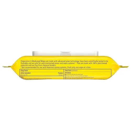 Preparation H Hemorrhoid Flushable Wipes with Witch Hazel for Skin Irritation Relief - 48 Count (Pack of 4) Preparation H Au supplements