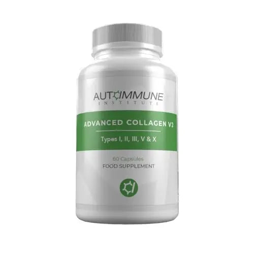 Advanced Collagen V2.Type I, II, III, V and X Hydrolysed Collagen Supplement with Vitamin C Autoimmune InstituteAU supplements
