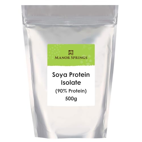 SOYA Protein Isolate (90% Protein) 500g by Manor Springs, Unflavoured, Vegan Protein Shake MANOR SPRINGS Au supplements
