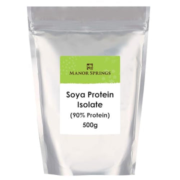 SOYA Protein Isolate (90% Protein) 500g by Manor Springs, Unflavoured, Vegan Protein Shake MANOR SPRINGS Au supplements