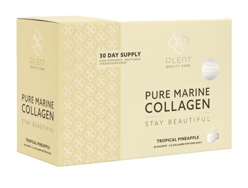 Plent Pure Marine Collagen Tropical Pineapple - Stay Beautiful - 5G Collagen Peptides Daily Plent Au supplements