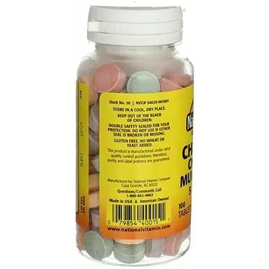 NAT B CHILDRENS CHEWABLE 100 Nature's Blend Au supplements