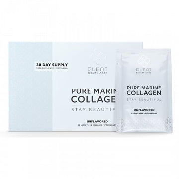Plent Pure Marine Collagen Unflavoured - Stay Beautiful - 5G Collagen Peptides Daily - 30 Sachets Plent Au supplements