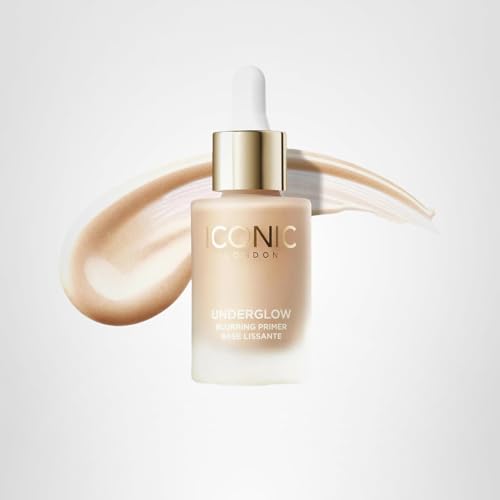 ICONIC LONDON Underglow Blurring Primer | Blurs Imperfections and Gives Skin a Radiant Glow, Cruelty-Free, Vegan Makeup Universal Shade, 0.91 Fl oz ICONIC LONDON Au supplements
