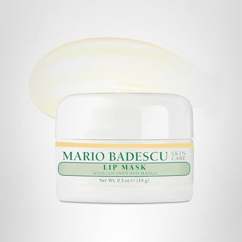 Mario Badescu Lip Mask with Coconut and Mango for All Skin Types, Overnight Lip Treatment Enriched With Skin Softening Coconut Oil, Sunflower Seed Oil and Hydrating Shea Butter, 0.5 Ounces Mario Badescu Au supplements