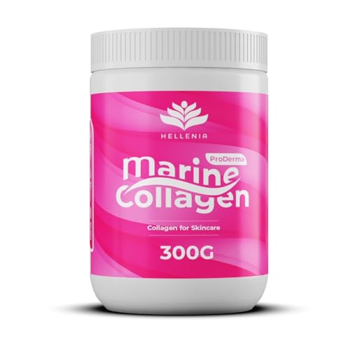Pure Hydrolysed Marine Collagen Powder 300g | Berry Flavour | Type 1 and 3 Hellenia Au supplements