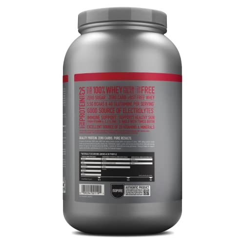 Isopure Protein Powder, Zero Carb Whey Isolate with Vitamin C & Zinc for Immune Support Isopure Au supplements