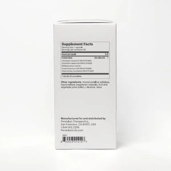 Pendulum Metabolic Daily - Multi-Strain Probiotic with Akkermansia muciniphila to Support Metabolism and Sustain Energy Levels - for Women and Men - 90 Capsules (1 Pack) Pendulum Au supplements