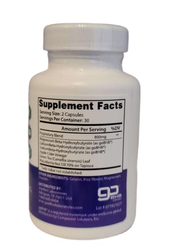 (5 Pack) Trim Life Labs Keto Pills Includes Apple Cider Vinegar Patented goBHB® Exogenou Justified Laboratories Au supplements