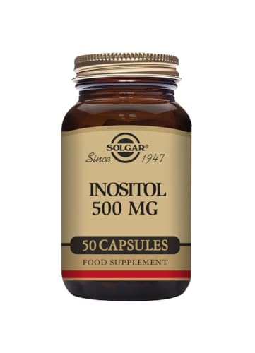 Solgar Inositol 500 mg Vegetable Capsules - Vitamin B8 - Vegan, Vegetarian, Kosher SOLGAR Au supplements