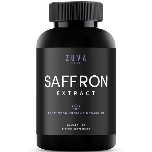 Saffron Supplements - 100% Pure Saffron Extract Mood Enhancer for Women and Men ZuvaLabsAU supplements