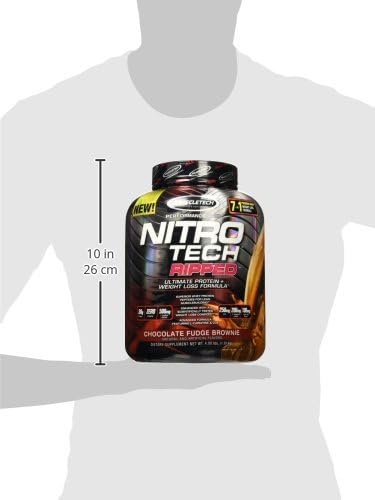MuscleTech Nitro-Tech Ripped Lean Whey Protein Powder Whey Protein Isolate Weight MuscleTech Au supplements