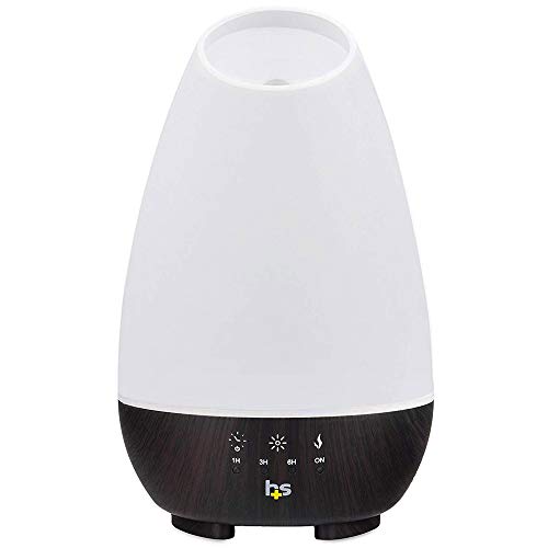 HealthSmart Essential Oil Diffuser, Cool Mist Humidifier and Aromatherapy Diffuser, FSA HSA Eligible with 500ML HealthSmart Au supplements