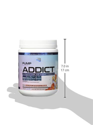 BELIEVE Pump Addict Ultimate Pre-Workout and Energy Formula Sour Peach, 550 g Believe Au supplements
