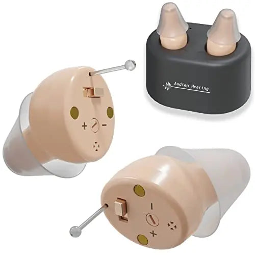 Audien ATOM Rechargeable Hearing Amplifier to Aid and Assist Hearing Audien HearingAU supplements