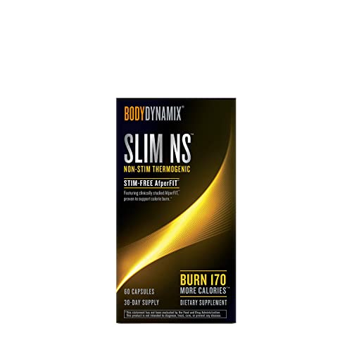 BodyDynamix Slim NS | Non-Stim Thermogenic | 60 Count GNC Au supplements