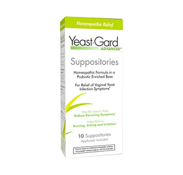 YeastGard Advanced Homeopathic Yeast Infection Vaginal Suppositories - 10 count Box Yeast-Gard Au supplements