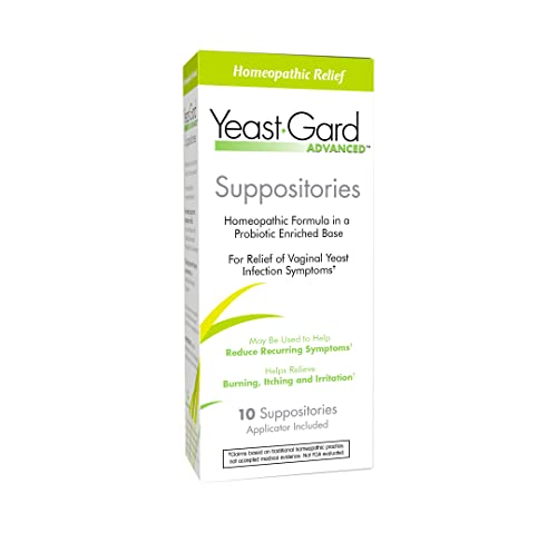 YeastGard Advanced Homeopathic Yeast Infection Vaginal Suppositories - 10 count Box Yeast-Gard Au supplements