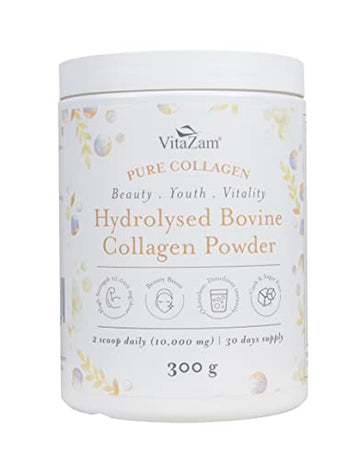 Vitazam Bovine Collagen Peptides - Hydrolyzed Type 1 & 3 Collagen Powder Protein Supplement for Healthy VitaZam Au supplements