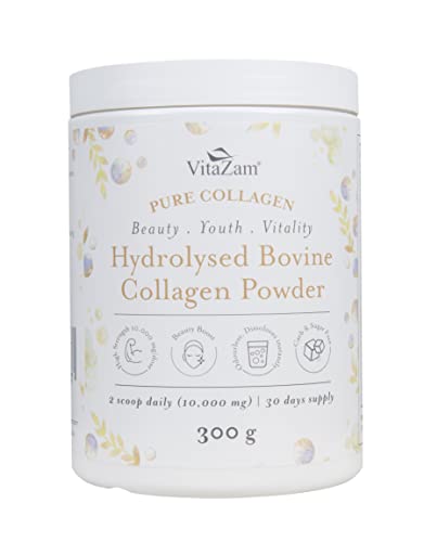 Vitazam Bovine Collagen Peptides - Hydrolyzed Type 1 & 3 Collagen Powder Protein Supplement for Healthy VitaZam Au supplements