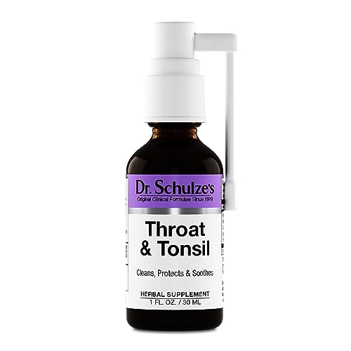 Dr. Schulze's Throat & Tonsil | Cool, Soothe & Protect | Herbal Supplement | Vegan & Koshe Dr. Schulze's Au supplements