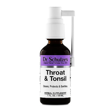 Dr. Schulze's Throat & Tonsil | Cool, Soothe & Protect | Herbal Supplement | Vegan & Koshe Dr. Schulze's Au supplements