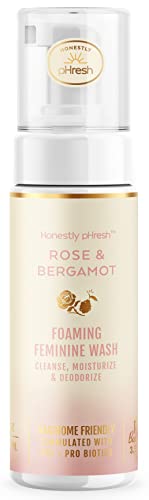 Honestly pHresh Natural Prebiotic & Probiotic Foaming Feminine Wash, pH Balanced with Essential Minerals Honestly pHresh Au supplements