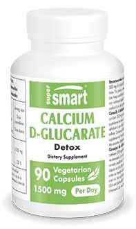Supersmart - Calcium D-Glucarate 1500 mg Per Day - Antioxidant & Detox Supplement Supersmart Au supplements