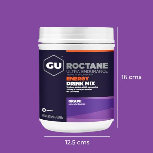 GU Energy Roctane Ultra Endurance Energy Drink Mix, 1.72-Pound Canister GU Energy Au supplements