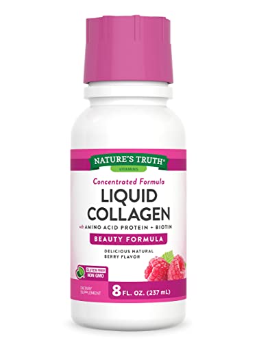 Nature's Truth Liquid Collagen | 8 oz | Non-GMO, Gluten Free Supplement | Natural Berry Nature's Truth Au supplements