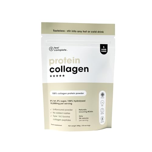 Feel Complete - High Protein Collagen - Premium Type 1 & 3 Hydrolysed Bovine Collagen - Halal - Skin, Hair & Nail Feel Complete Au supplements