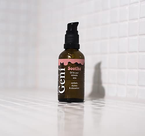 Geni Soothe - Perfume and SOAP Free Intimate Oil. Gentle Alternative to Intimate wash. Moizturizes Geni Au supplements