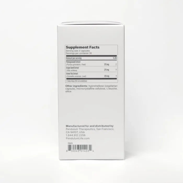 Pendulum Polyphenol Booster, Antioxidant from Superfoods, Beneficial Plant Compounds for Good Health, Helps Boost Akkermansia Muciniphila for Men & Women (60 Capsules, 1-Pack) Pendulum Au supplements