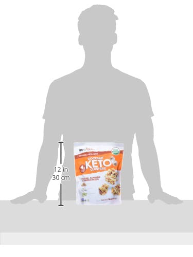 Inno Foods Organic Coconut Keto Cluster (Net Wt 16 Ounce), (Pack of 2) Inno Foods Au supplements